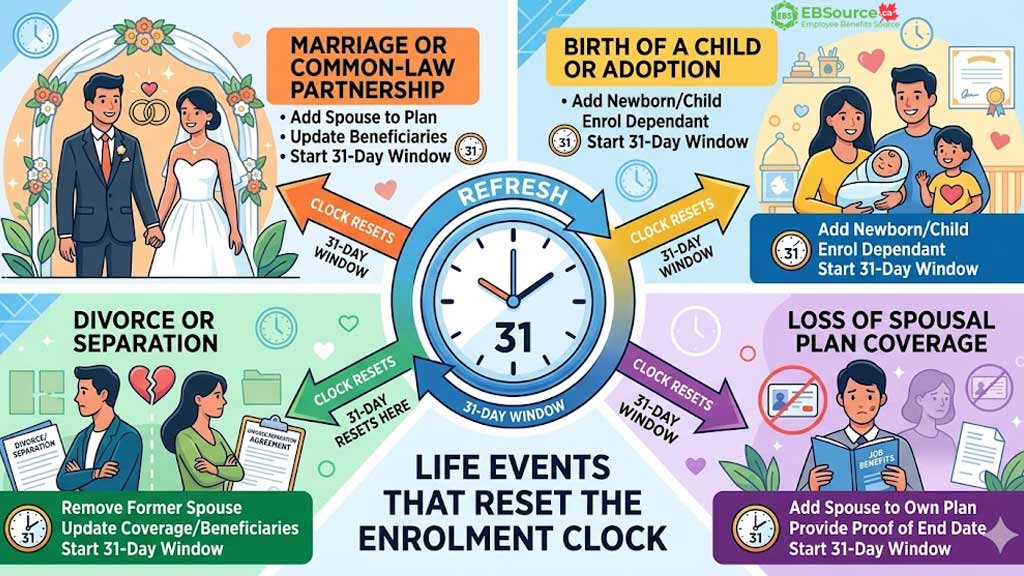 Life Events That Reset the Enrolment Clock